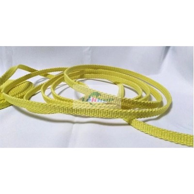 High Temperature Resistant Aramid Tape Used for Safety Rope and Handling, Flame Retardant